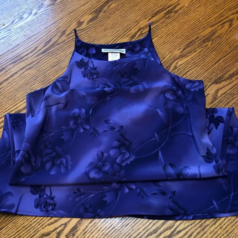 Vintage Purple Nightie Gown Lingerie Size 15/16 by Expressions